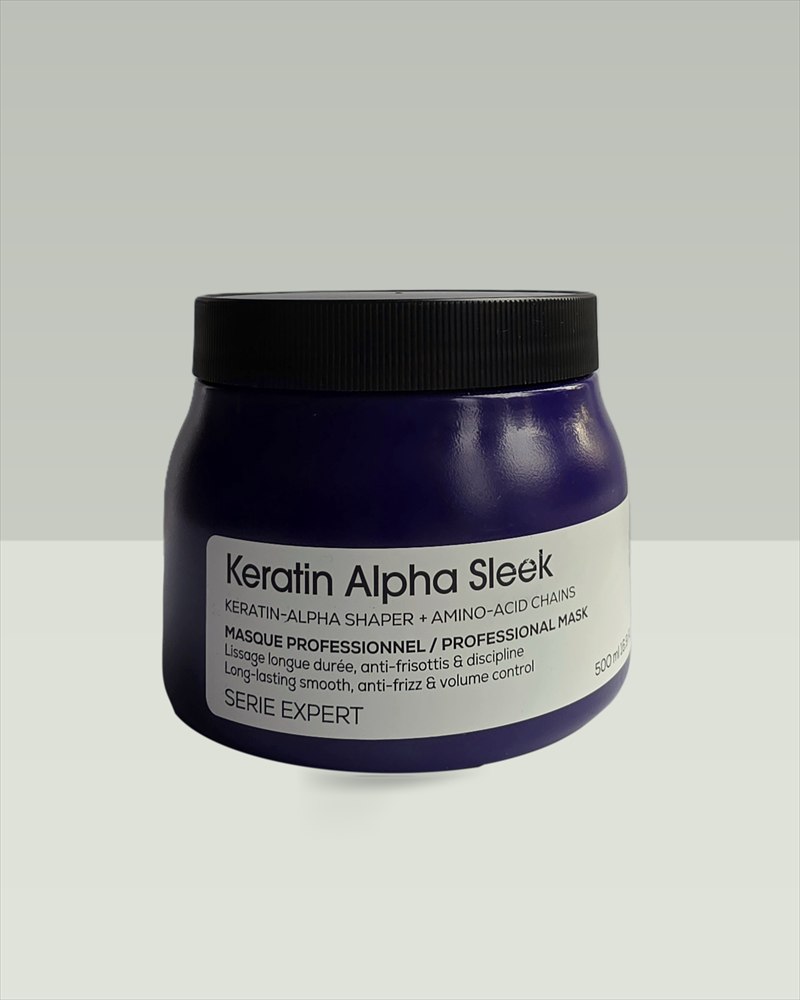 Keratin Alpha Sleek Maske, 500 ml Tiegel