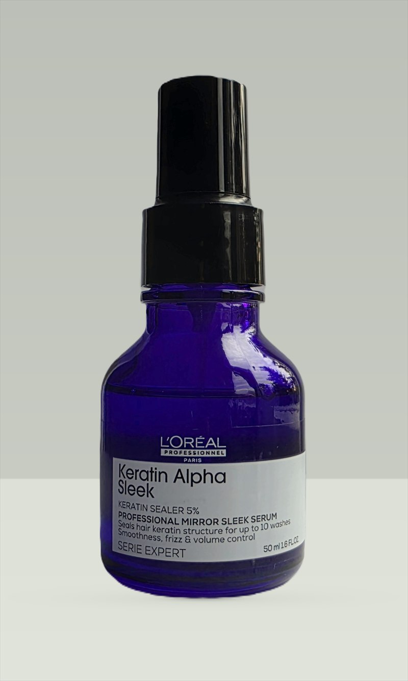 Keratin Alpha Sleek Mirror Sleek Serum, 50 ml Sprühflasche